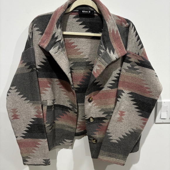 Blue B Collection Dutton Aztec Jacket | Size Small | Perfect Condition 🤎 - Picture 1 of 4